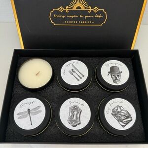 Black and Gold Candle Box